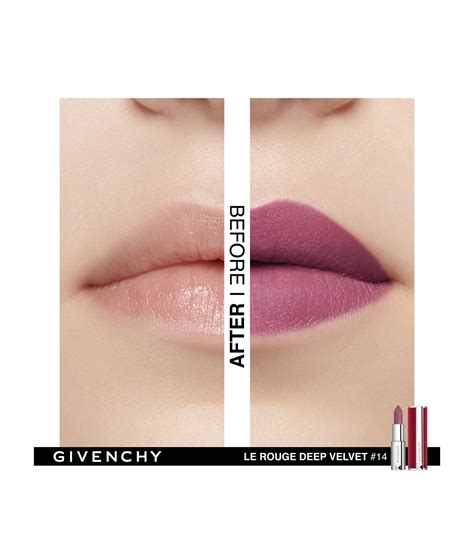 rouge le ve mat givenchy 329|Givenchy deep velvet.